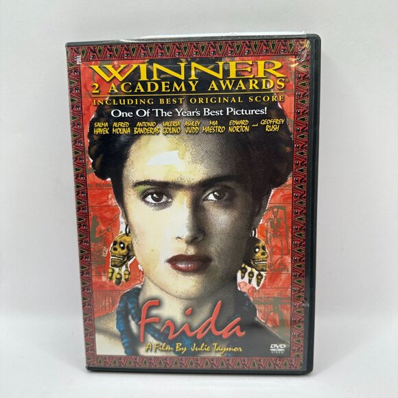 Frida DVD Movie Rated R NTSC Widescreen Miramax Salma Hayek Alfred Molina - Picture 1 of 4